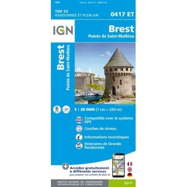 0417ET - Brest - Pointe de Saint-Mathieu map