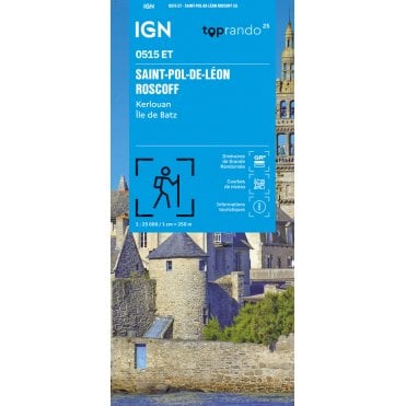 0515ET - St-Pol-de-Léon / Roscoff / Kerlouan / Ile de Batz map
