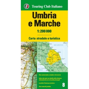08: Umbria & Marche Regional Map