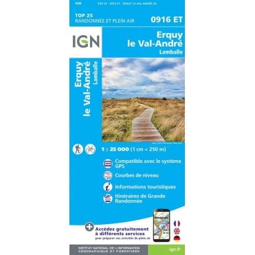 0916ET - Erquy / Le Val-André / Lamballe map
