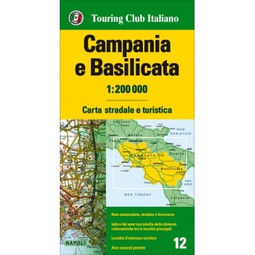 12: Campania & Basilicata Regional Map