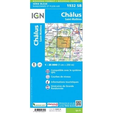 1932SB - Châlus / St-Mathieu map