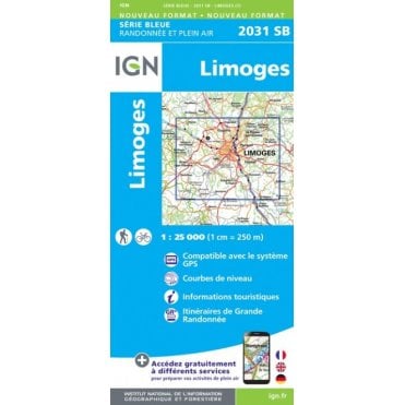 2031SB - Limoges map