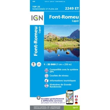 2249ET - Font-Romeu / Capcir map