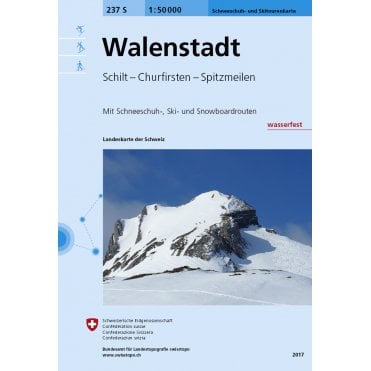237S: Walenstadt / Appeen Snowshoe & Ski Map