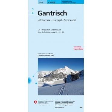 253S: Gantrisch Snowshoe & Ski Map