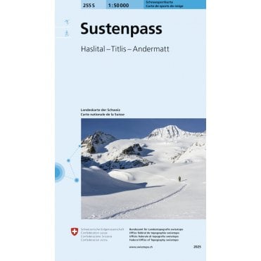 255S: Sustenpass Snowshoe & Ski Map