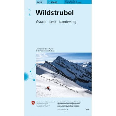 263S: Wildstrubel Snowshoe & Ski Map