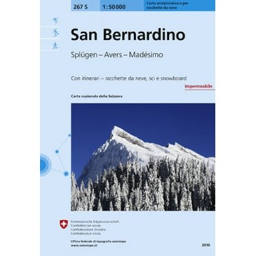 267S: San Bernardino Snowshoe & Ski Map