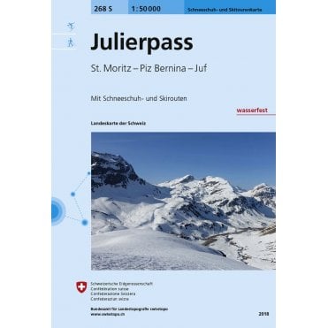 268S: Julierpass / Disgr. Snowshoe & Ski Map