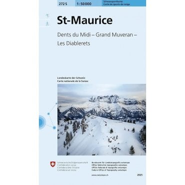 272S: St-Maurice Snowshoe & Ski Map