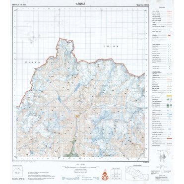 2787 04: Janak Himal - Yanma Nepal/Finn Sheet Map