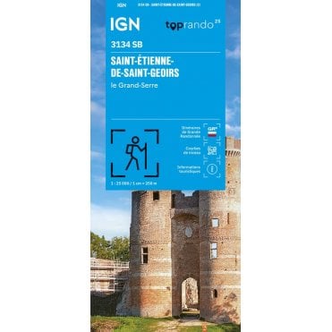 3134SB - St-Etienne-de-St-Geoirs / Le Grand-Serre map