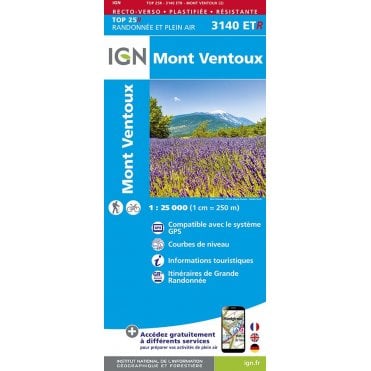 3140ETR - Mont Ventoux (Waterproof) map