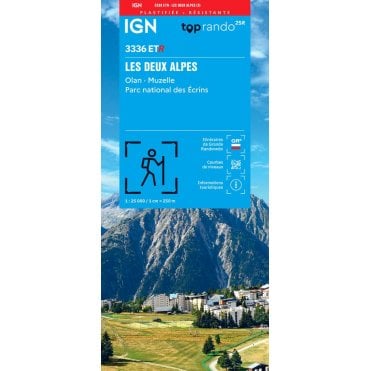 3336ETR - Les Deux Alpes / Olan / Muzelle /PNR des Ecrins (Waterproof) map