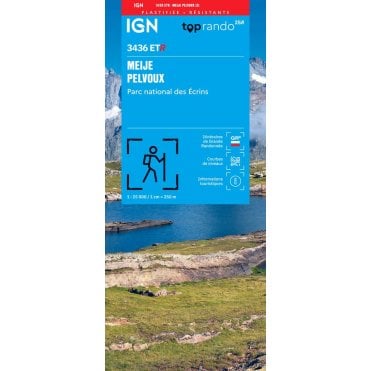 3436ETR - Meije / Pelvoux / PNR des Ecrins (Waterproof) map