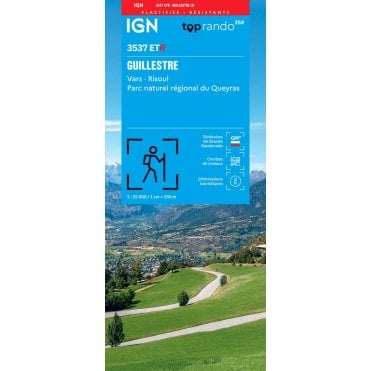 3537ETR - Guillestre / Vars Risoul / PNR du Queyras (Waterproof) map
