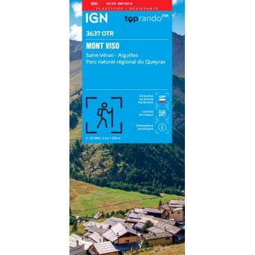 3637OTR - Mont Viso / St-Véran / PNR du Queyras (Waterproof) map