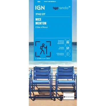 3742OT - Nice / Menton / Côte d'Azur map