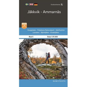 5: Jakkvik / Ammarnas Tourist & Hiking Map