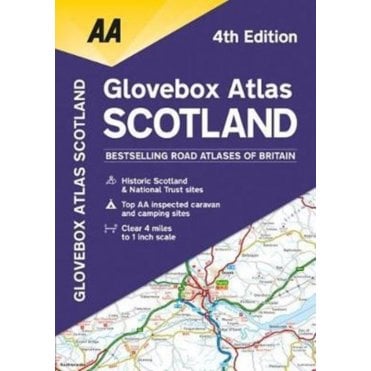 AA Glovebox Road Atlas: Scotland