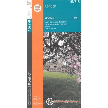 Aartselaar - Kontich - Belgium IGN Topo map 15/7-8