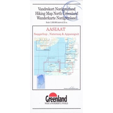 Aasiaat: West Greenland Hiking Map No.18 (1:100 000)
