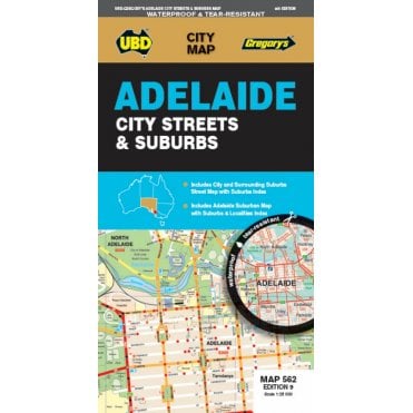 Adelaide City Streets & Suburbs - map 562