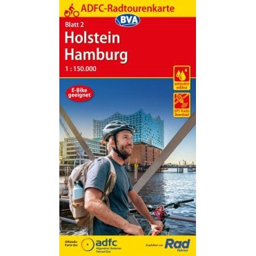 ADFC Cycle Tour Map 2: Holstein - Hamburg