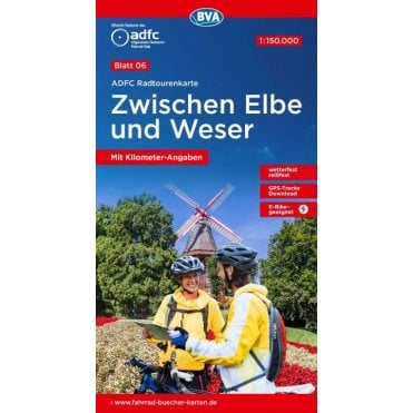 ADFC Cycle Tour Map 6: Between Elbe and Weser