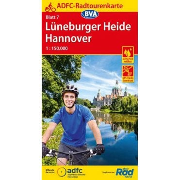 ADFC Cycle Tour Map 7: Luneburger Heide - Hanover