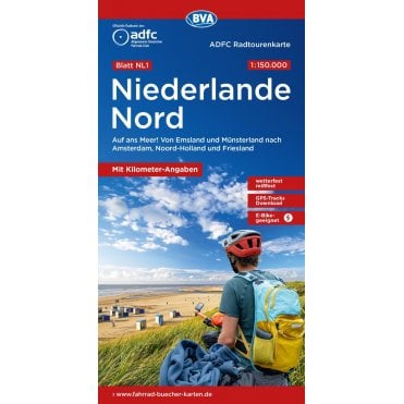 ADFC Netherlands North Cycle Tour Map