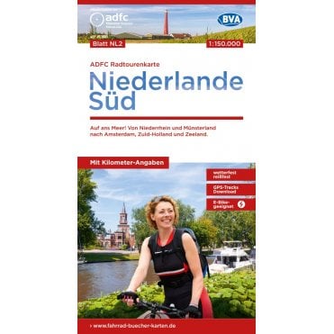 ADFC Netherlands South Cycle Tour Map