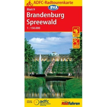 ADFC Cycle Tour Map 9: Brandenburg - Spreewald
