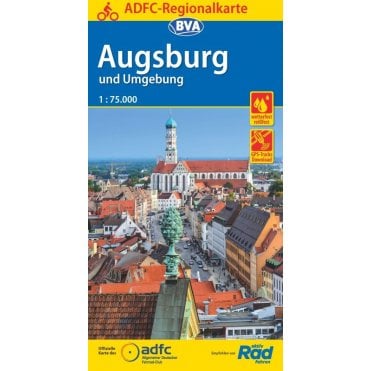 Augsburg und Umgebung Regional Cycling Map