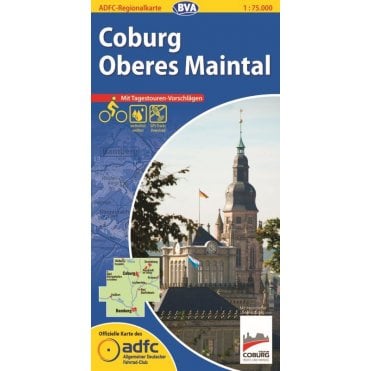 Coburg/Oberes Maintal Regional Cycling Map