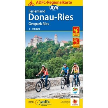 Donau-Ries Ferienland Regional Cycling Map
