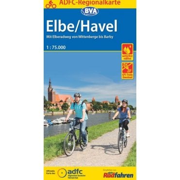 Elbe/Havel/Magdeburg/Fahrradkarte Regional Cycling Map