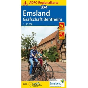 Emsland/Grafschaft Bentheim Regional Cycling Map