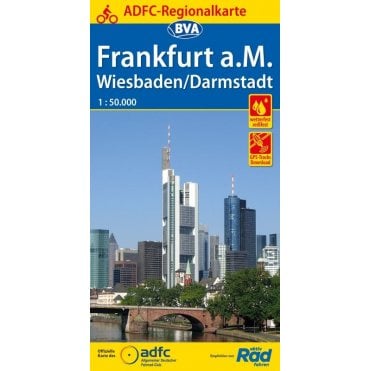 Frankfurt a.M./Wiesbaden/Darmstadt Regional Cycling Map