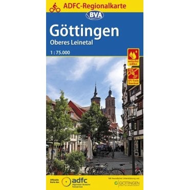 Göttingen/Oberes Leinetal Regional Cycling Map