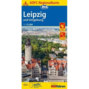 Leipzig und Umgebung Regional Cycling Map