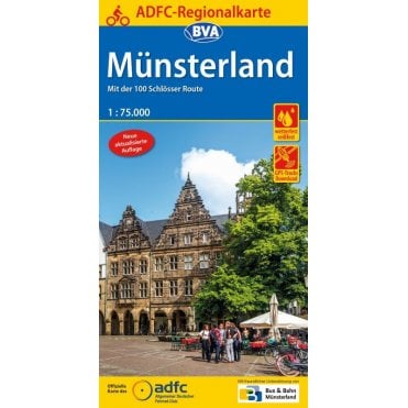 Münsterland Regional Cycling Map