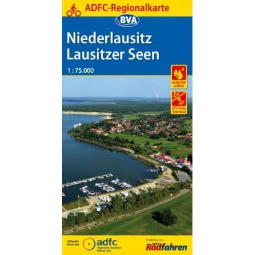 Niederlausitz/Lausitzer Seen Regional Cycling Map