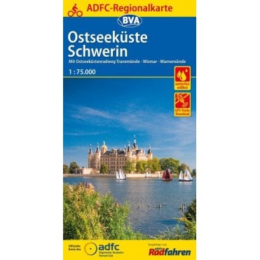Ostseeküste/Schwerin Regional Cycling Map