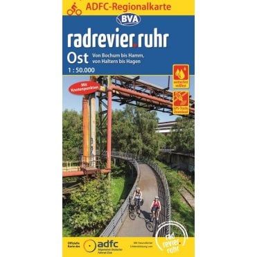 radrevier.ruhr Ost Regional Cycling Map