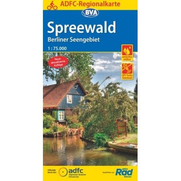 Spreewald/Berliner Seengebiet Regional Cycling Map