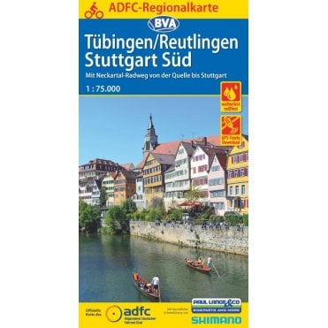 Tübingen/Reutlingen/Stuttgart  Süd Regional Cycling Map
