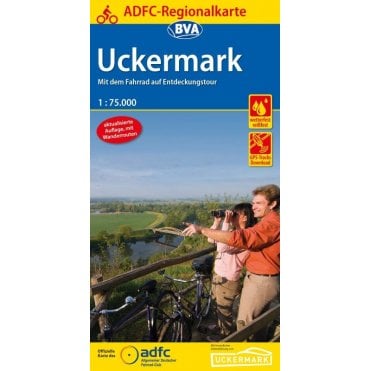 Uckermark/Fahrradkarte Regional Cycling Map