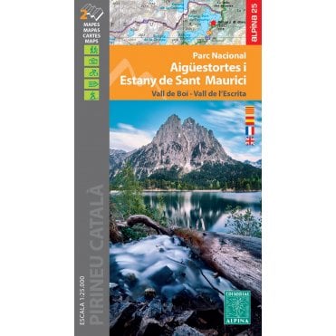Aiguestortes National Park - Estany De Sant Maurici. Two map set